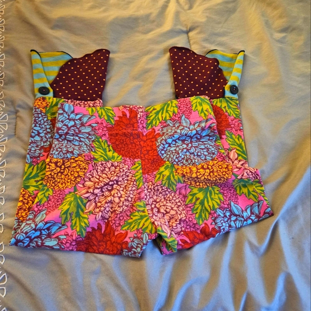 Size 8 MATILDA JANE Paint by Number‎ Gallery Leggings Scrappies Floral